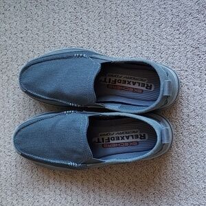 Skechers Men's Superior Milford Shoes Size 10 Charcoal, Excellent Condition.